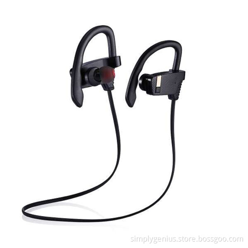 over-ear rechargeable mini wireless necklace earphone